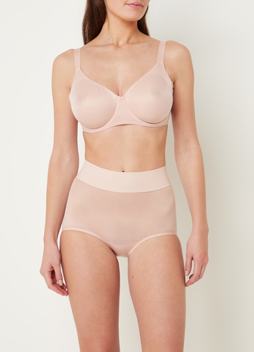 Wolford Sheer Touch Control corrigerende slip - voorkant 3 lichtroze