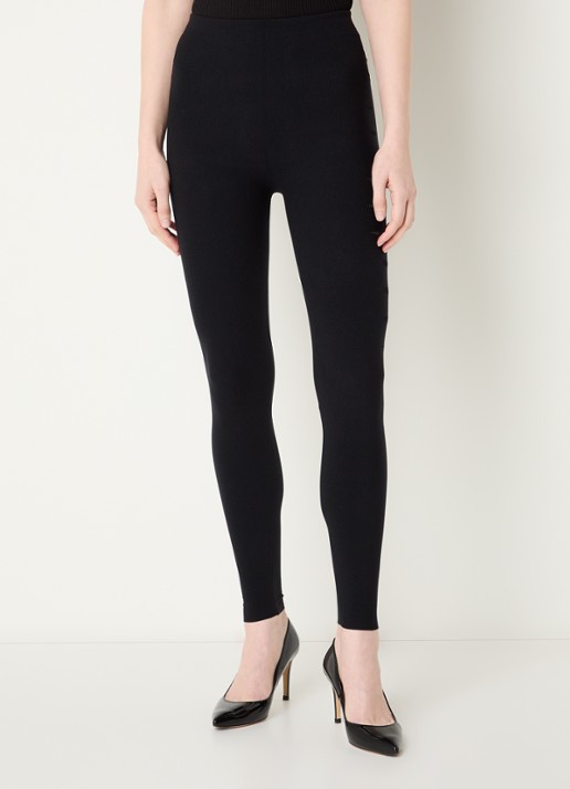 Wolford Slash high waist skinny fit legging - detail 4 zwart