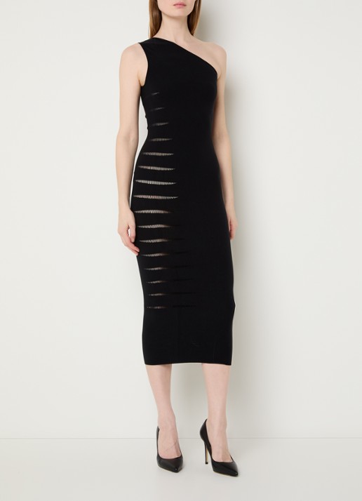 Wolford Slash midi kokerjurk met cut-out detail