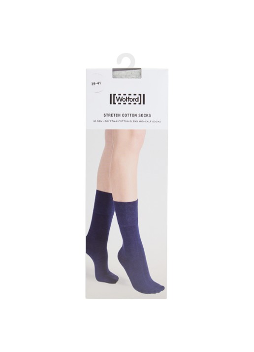 Wolford Stretch sokken in katoenblend