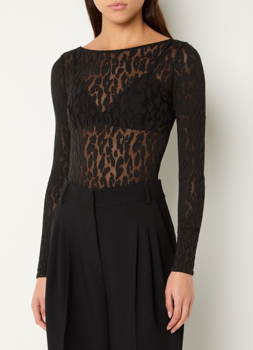 Wolford Stringbody met panterprint