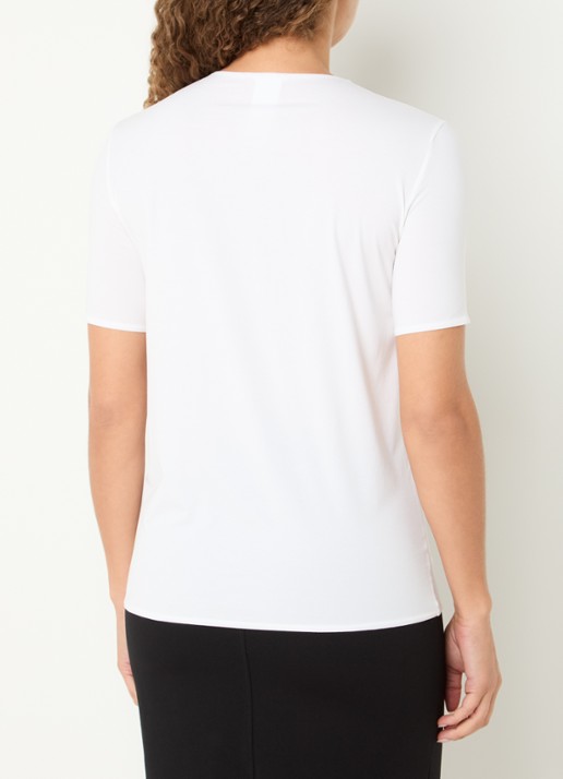 Wolford T-shirt met ronde hals - achterkant 4 wit