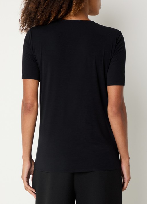 Wolford T-shirt met ronde hals - achterkant 2 zwart
