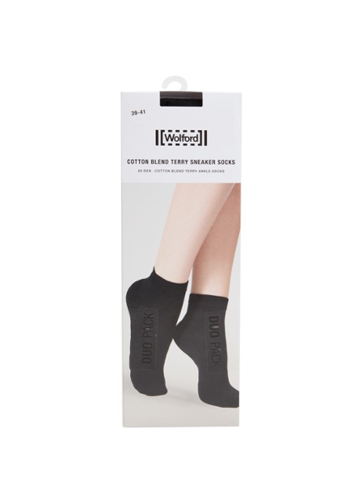Wolford Terry sneakersokken in katoenblend in 2-pack