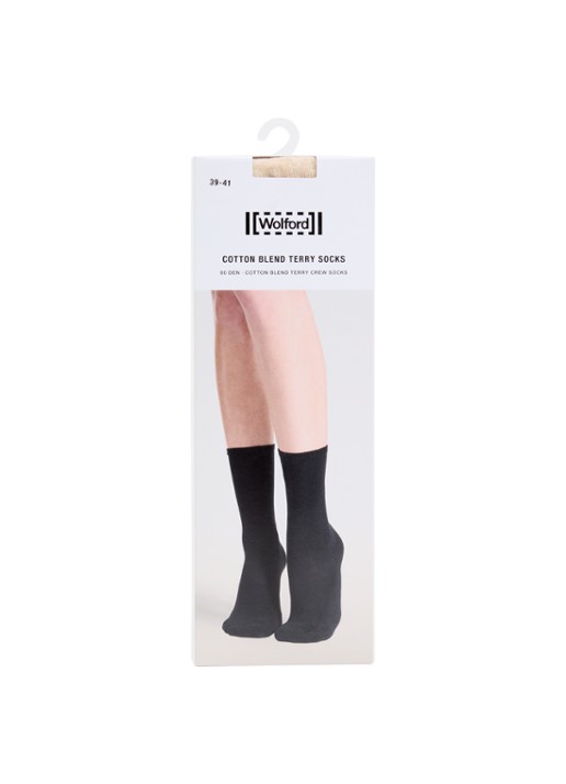 Wolford Terry sokken in katoenblend