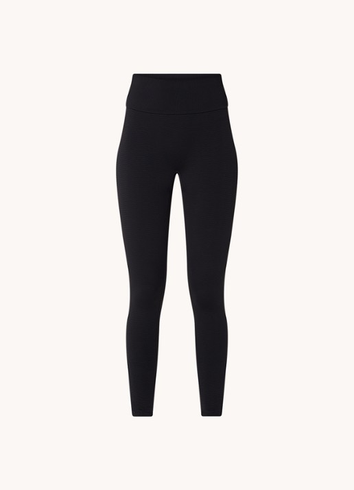 Wolford The Wellness high waist corrigerende legging met structuur - voorkant zwart