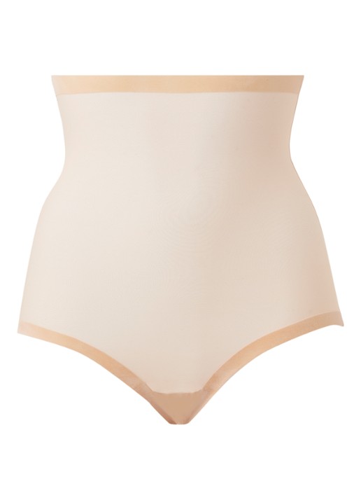 Wolford Tulle Control corrigerende tailleslip - voorkant beige