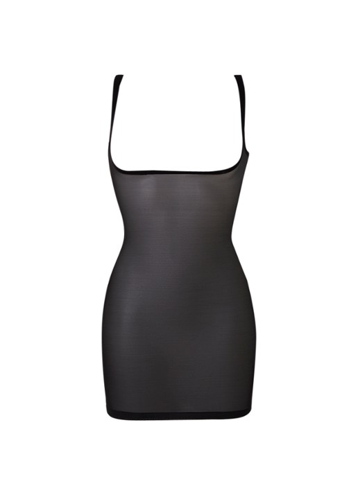 Wolford Tulle Forming Dress corrigerende onderjurk - voorkant zwart