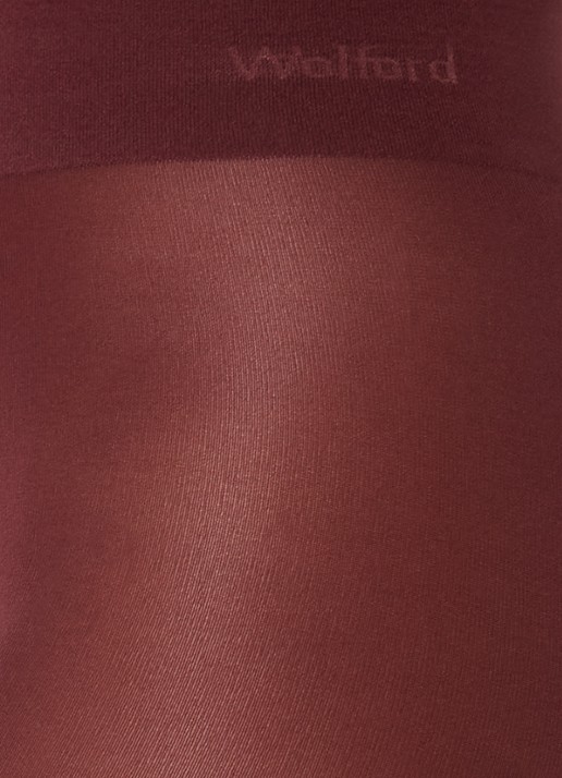 Wolford Velvet de Luxe Comfort panty in 66 denier - detail 3 bordeauxrood