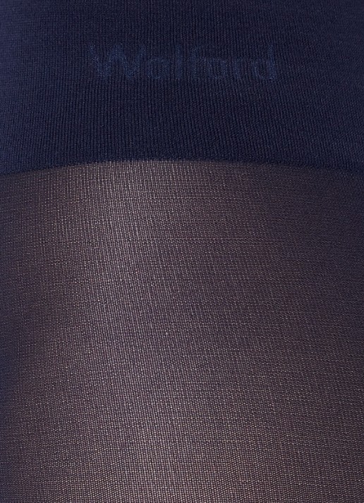 Wolford Velvet de Luxe Comfort panty in 66 denier - detail orange