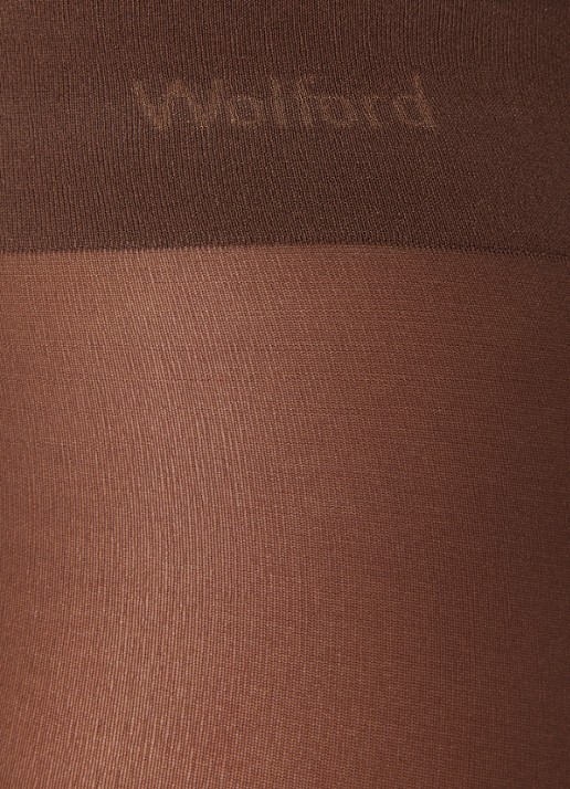 Wolford Velvet de Luxe Comfort panty in 66 denier - detail 3 bruin