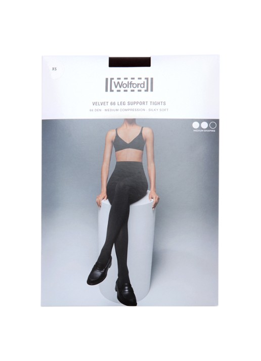 Wolford Velvet Leg Support panty in 66 denier