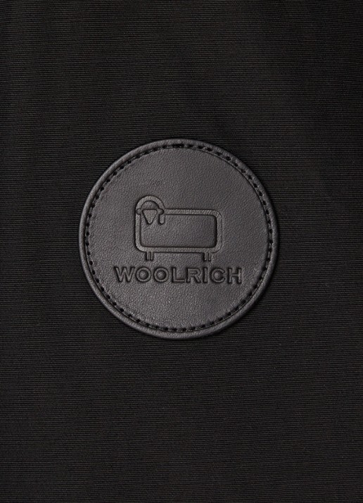 Woolrich Boulder gewatteerde jas met capuchon en steekzakken - detail 3 zwart