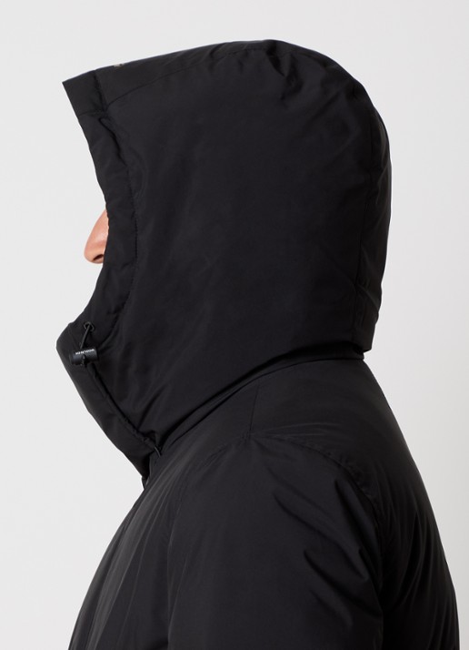 Woolrich Cloud Arctic gewatteerde parka met donsvulling en waterafstotende coating - detail 2 zwart