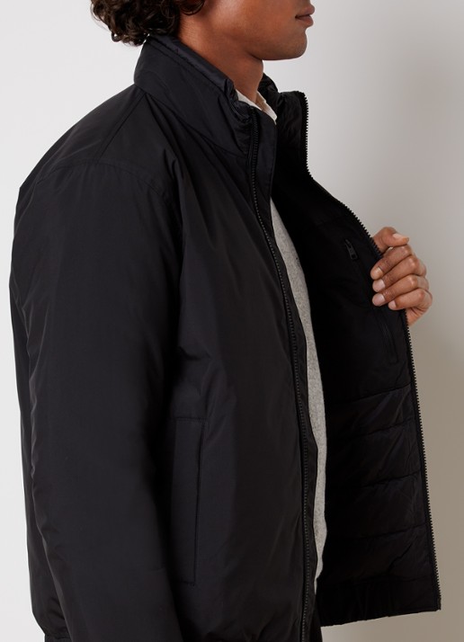 Woolrich Cloud Lewis gewatteerd bomberjack met steekzakken - detail 5 zwart