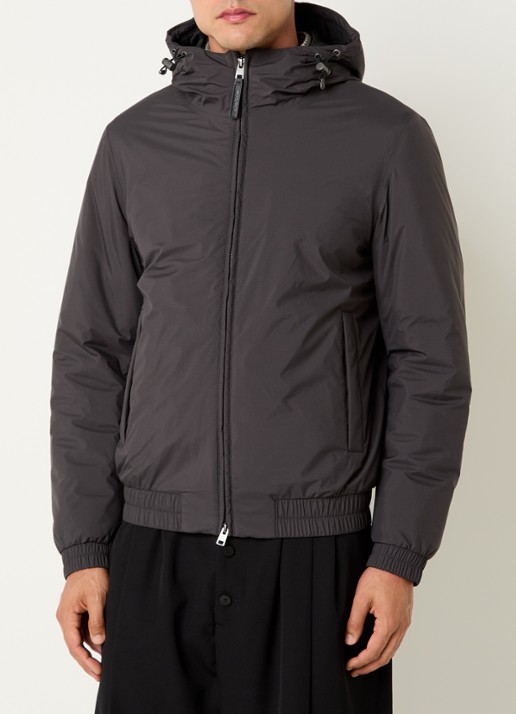 Woolrich Jack met capuchon en waterafstotende coating