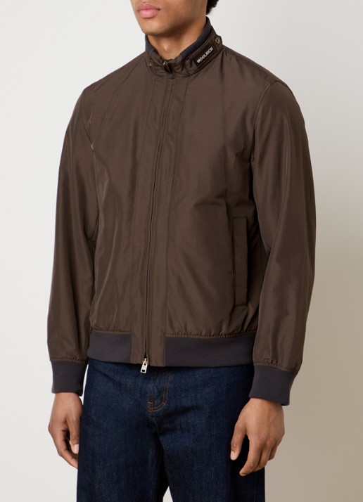 Woolrich Jack met logo en steekzakken
