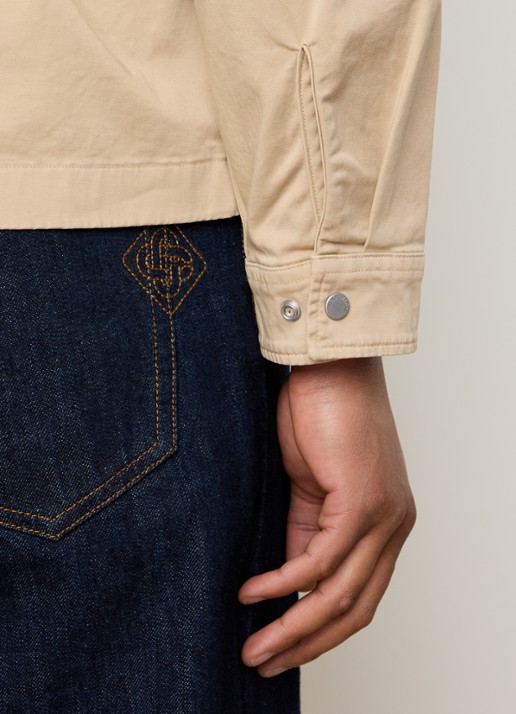 Woolrich Jack met steekzakken - detail 5 khaki