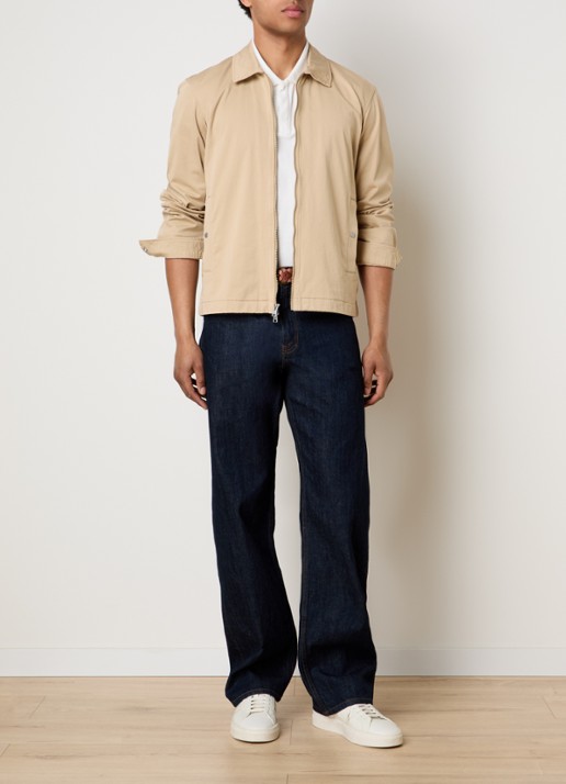 Woolrich Jack met steekzakken - voorkant 3 khaki