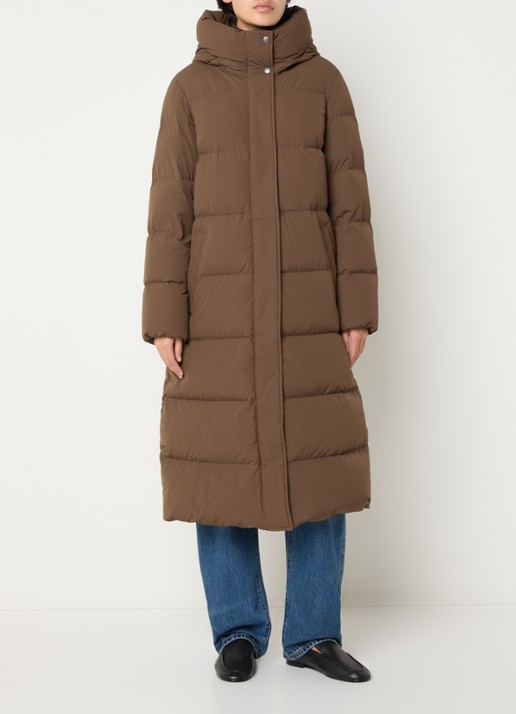 Woolrich Madison longline puffer jack met donsvulling