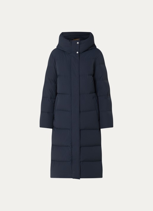 Woolrich Madison longline puffer jack met donsvulling