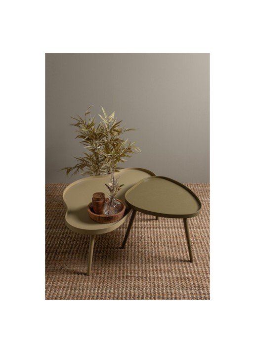 WOOOD Exclusive Mae bijzettafel 40 cm - achterkant bruin