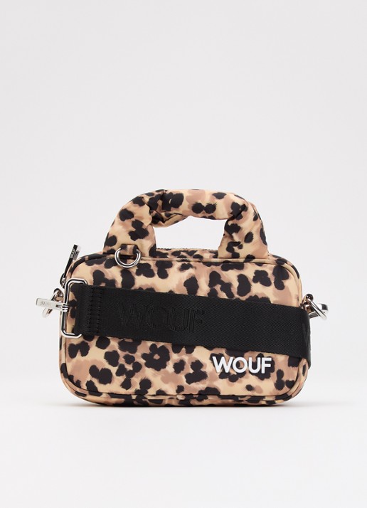 Wouf Feline Mini handtas met panterprint