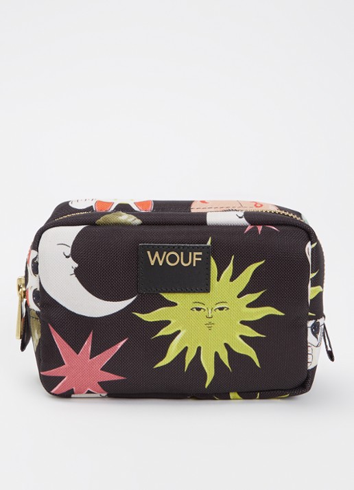 Wouf fortuna make-up tas met print