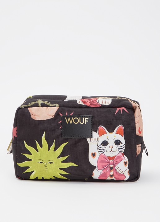Wouf Fortuna toilettas met print