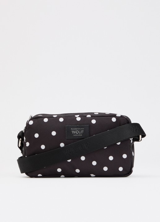 Wouf Grace Mini crossbodytas met stippenprint