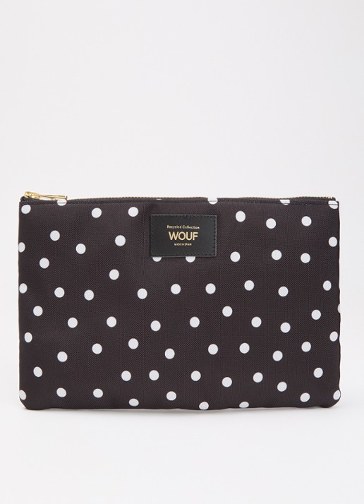 Wouf Grace XL toilettas met stippenprint