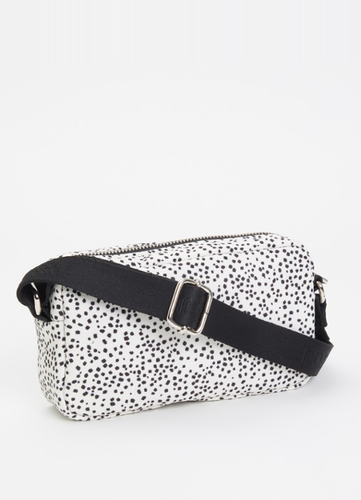 Wouf Panna Mini crossbodytas met print - achterkant 2 wit