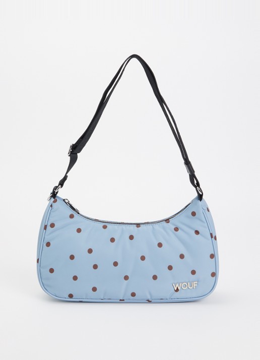 Wouf Polka crossbodytas met stippenprint