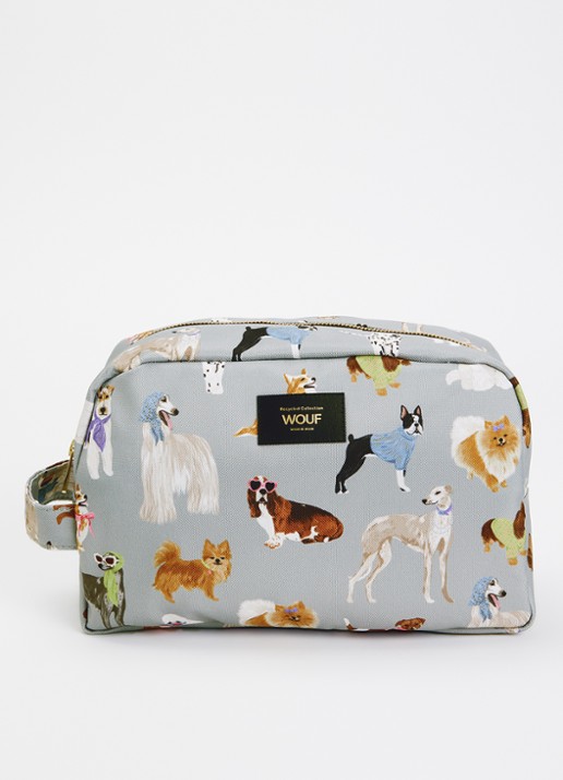 Wouf Puppy Large toilettas met print