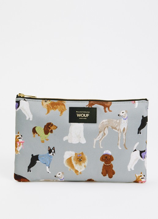 Wouf Puppy XL toilettas met print