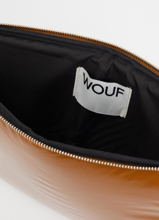 Wouf Sienna laptophoes 13 en 14 inch  - detail 2 camel