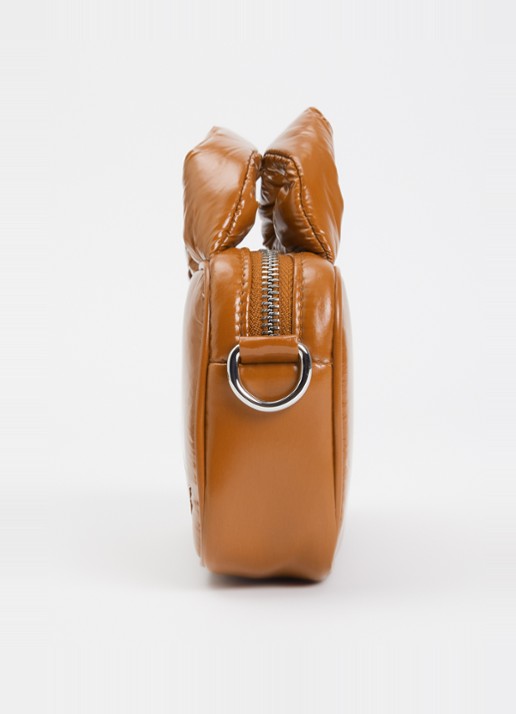 Wouf Sienna Mini handtas met afneembare schouderriem - detail 4 roestbruin
