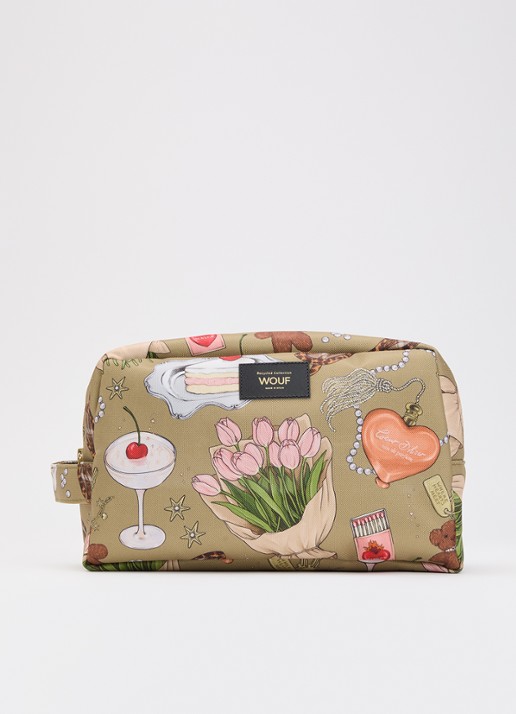 Wouf Tender Large toilettas met print