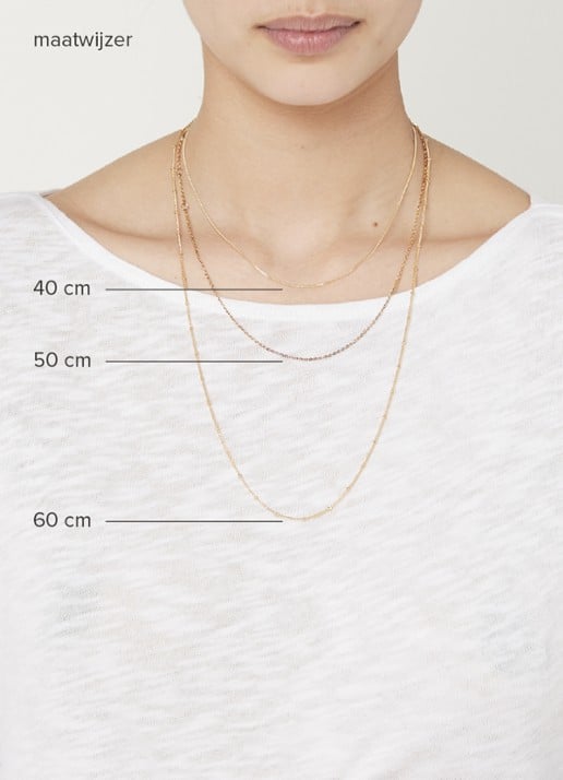 Wouters & Hendrix Fijne ketting met parels - detail 5 goud