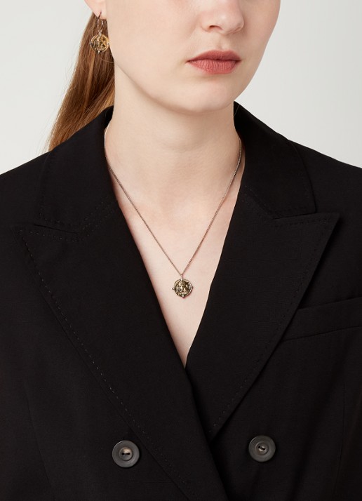 Wouters & Hendrix Ketting van sterling zilver met hanger - detail 4 goud