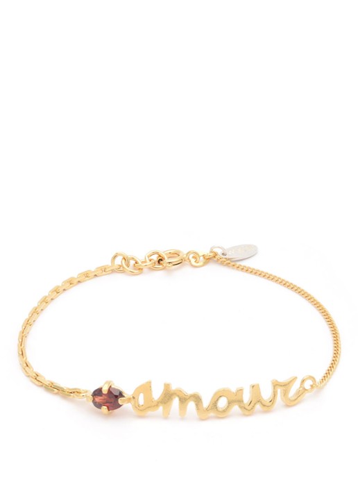 Wouters & Hendrix Wouters & Hendrix Armband Amour verguld - voorkant 2 goud