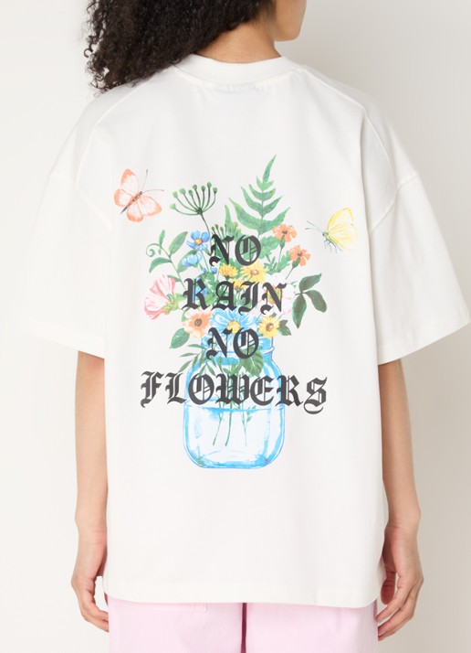 WRSTBHVR Olin T-shirt met logo- en backprint