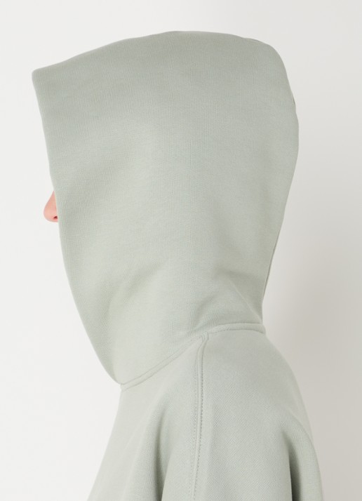 WRSTBHVR Reed hoodie met front- en backprint - detail 3 lindegroen