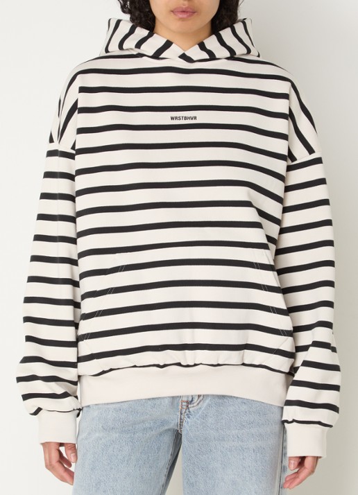 WRSTBHVR Rodolfo hoodie met streepprint
