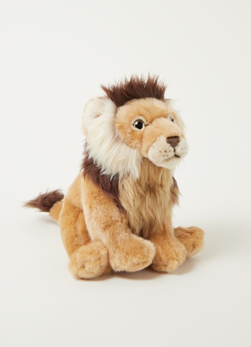 WWF Leeuw knuffel 23 cm - voorkant 2 camel