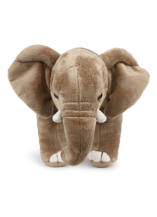 WWF WWF Afrikaanse Olifant knuffel 18 cm - voorkant 2 grijs