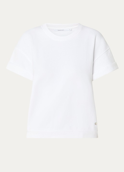 Xandres Fienne T-shirt met ronde hals - voorkant 2 wit