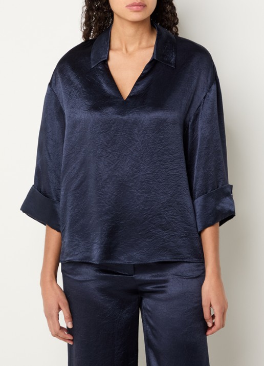 Xandres Halexa tuniek met metallic finish