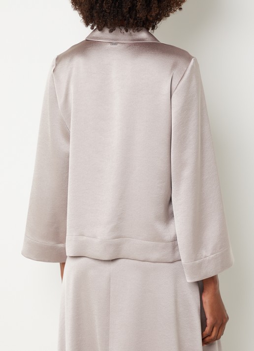 Xandres Helinka tuniek met V-hals - achterkant creme