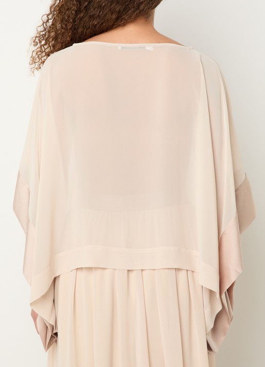 Xandres Henna top met vleermuismouw - achterkant 3 beige